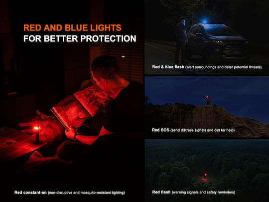 Fenix Rechargeable LED Flash Light with Maximum Brightness 1800lm