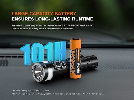 Fenix Rechargeable LED Flash Light with Maximum Brightness 1800lm