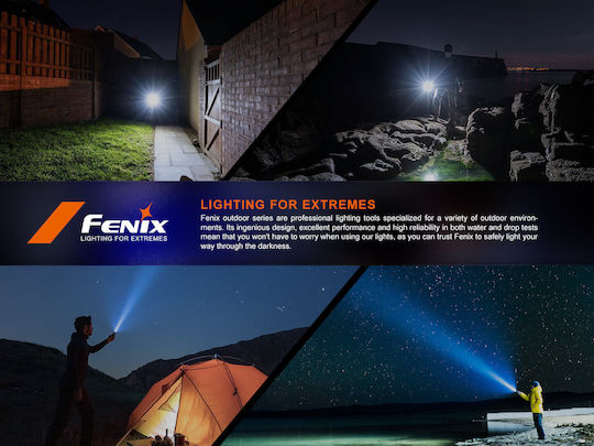 Fenix Rechargeable LED Flash Light with Maximum Brightness 1800lm