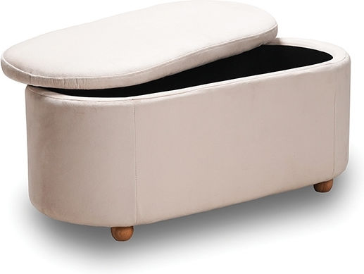 Σκαμπό Σαλονιού με Αποθηκευτικό Χώρο Foster Beige 99x45x45εκ. Σκαμπό Σαλονιού με Αποθηκευτικό Χώρο Foster Beige 99x45x45εκ.