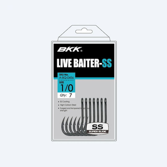 Bkk Live Baiter Ss Fishing Hooks No1/0 25 Units
