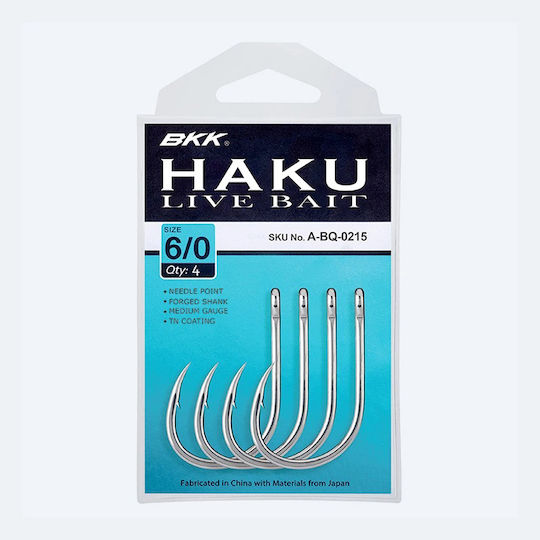 Αγκίστρια Bkk Haku Live Bait 3/0
