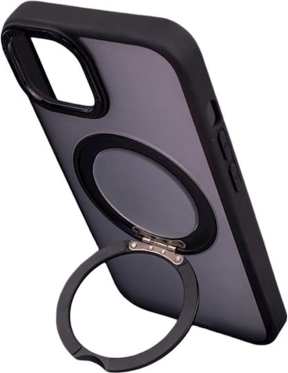 Jaym Case Magsafe iPhone 15 Pro Max Antischock Drehbarer Ring Lila