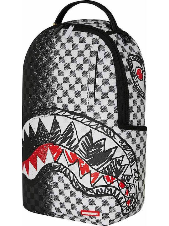 Sprayground DLX School Bag Backpack Junior High-High School Black with Water Bottle Holder 29Liters