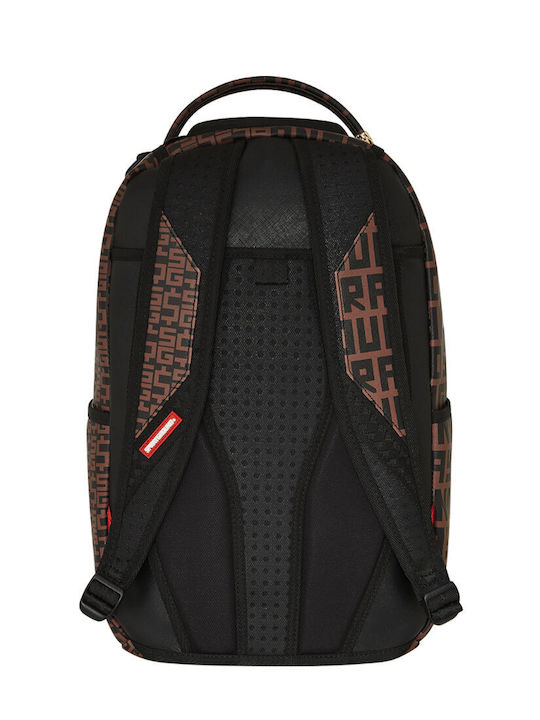 Sprayground DLXSV School Bag Backpack Junior High-High School Brown with Water Bottle Holder