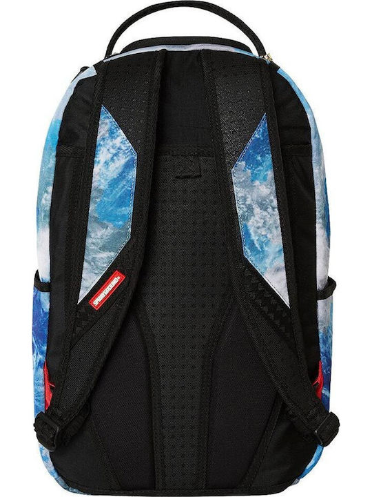 Sprayground DLXSR School Bag Backpack Junior High-High School Blue with Water Bottle Holder