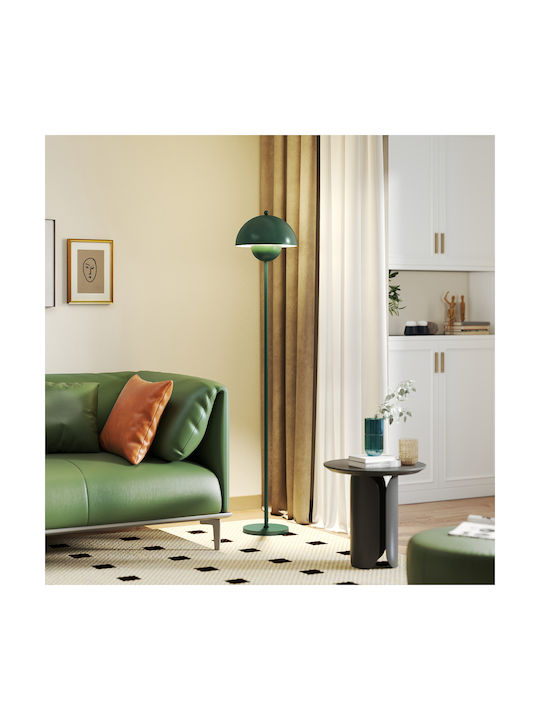 HomCom Floor Lamp H155xW30cm. with Socket for Bulb E27 Green