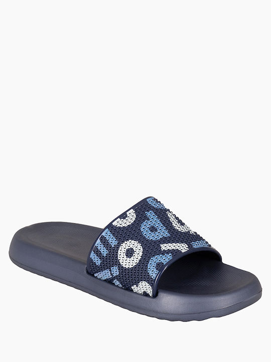 Men's Slides Blue