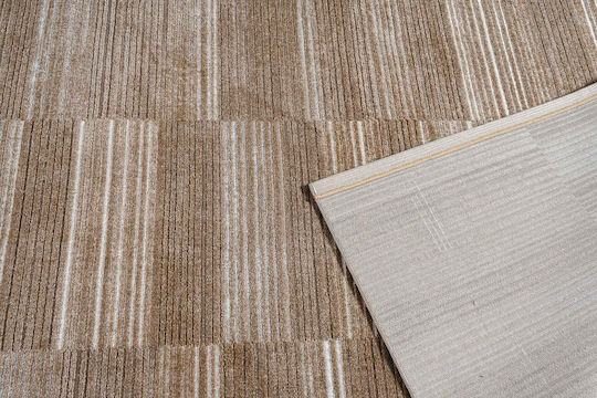 Balsan Set Modern Schlafzimmer-Teppichsets Synthetisch,Polyester/Cotton/Leather Brown P621710 3Stück