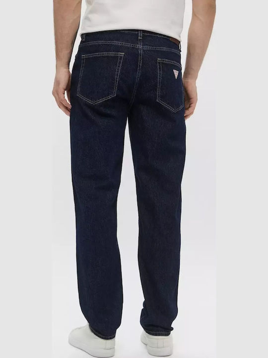 Men's Jeans Pants with Relaxed Tapered Fit Blue
