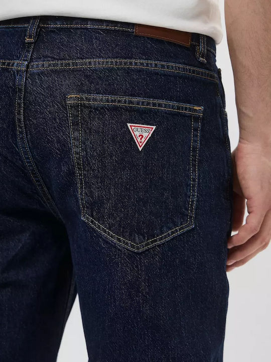 Men's Jeans Pants with Relaxed Tapered Fit Blue