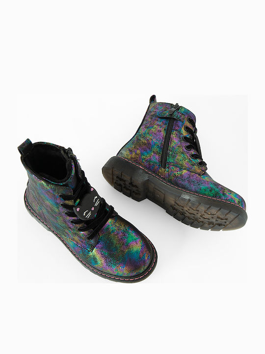 Kids Boots with Zipper Black