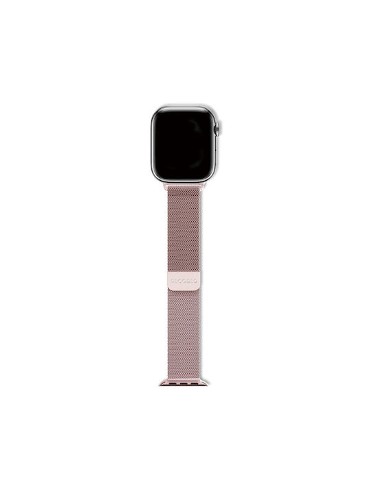 Decoded Bracelet Apple Watch 44 45 46 49mm In Milan Traction Mesh Pink Decoded Bracelet Apple Watch 44 45 46 49mm In Milan Traction Mesh Pink