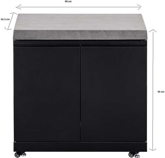 Grandhall Außenküchenmodul Arbeitsplatten Stauraum Grandhall K01000292w