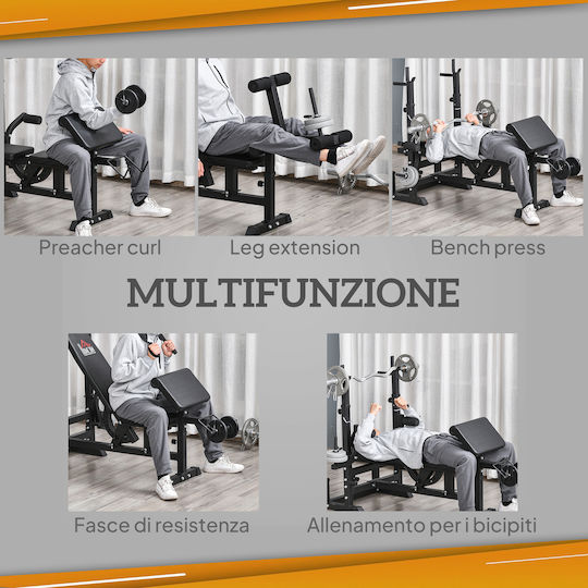 HomCom Einstellbarer Trainingsbank
