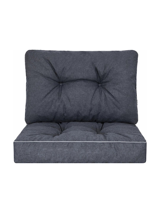 Garden Chair Cushion with Backrest Blue