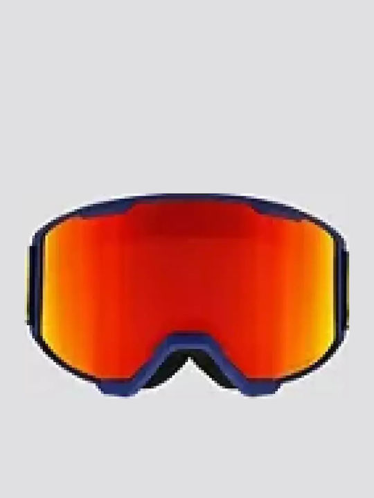 Red Bull Spect Μάσκα Σκι & Snowboard Ενηλίκων Κόκκινη με Φακό Φιμέ σε Κόκκινο Χρώμα