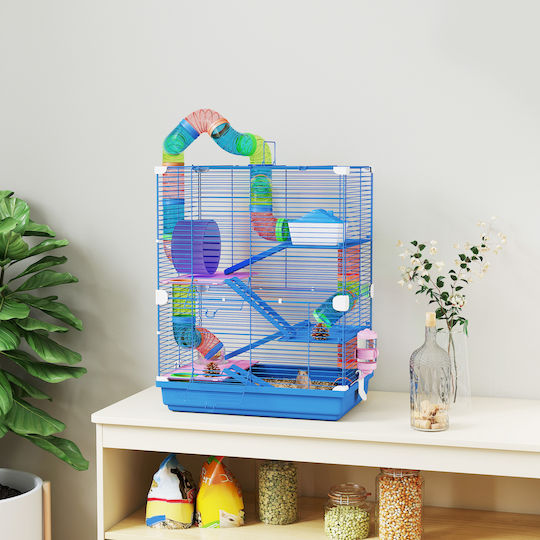 Pawhut Rodent Cage 46x30x58cm