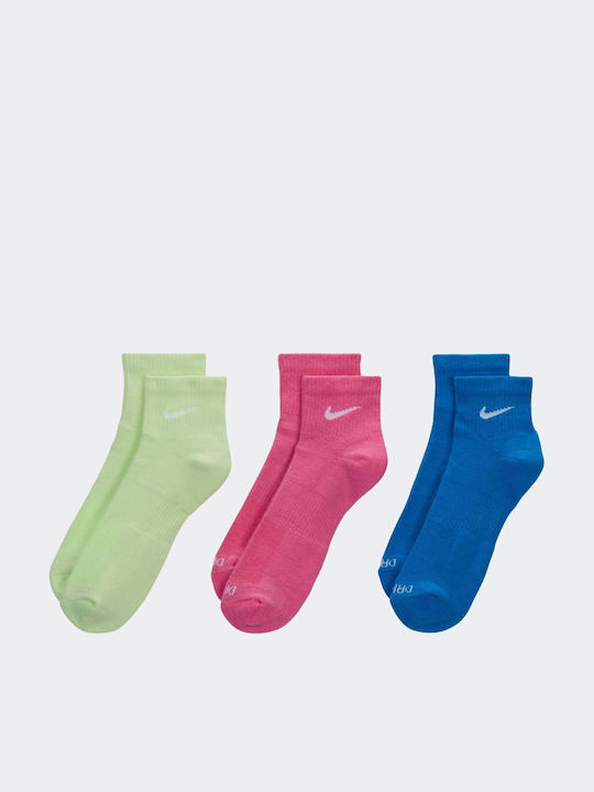Nike Everyday Plus Cushioned Training Ankle Socks Running Socks Multicolour 1 Pair