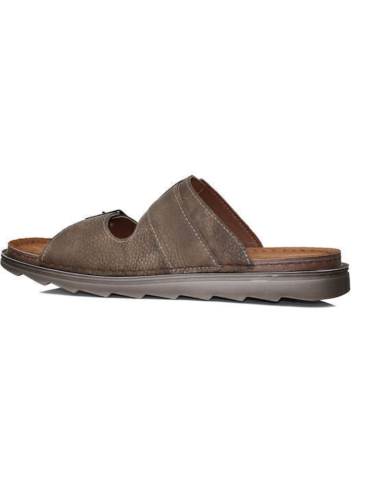 Herrensandalen in Braun Farbe