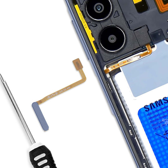 Relife Power Button Cover Samsung Galaxy A25 5G Blau