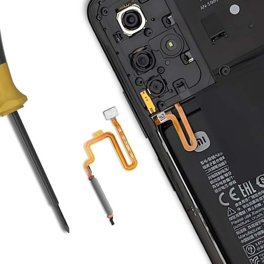 Clappio Digital Fingerprint Reader Xiaomi Redmi Note 11s 5g Black