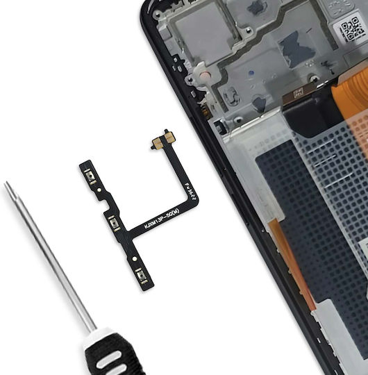 Clappio Power Lautstärke-Tastenabdeckung Xiaomi 13 Pro Schwarz