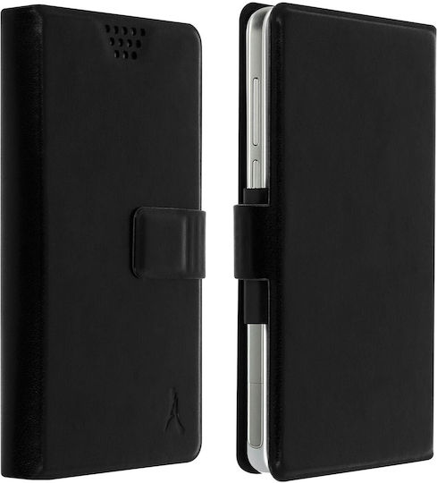 Akashi Folio Caz Portofel Universal Pentru Smartphone Mărimea XL Negru