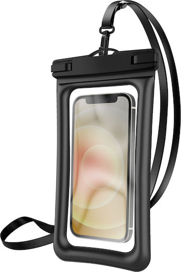 Akashi Floating Waterproof Case 6.8 Inch Touch Smartphone Black