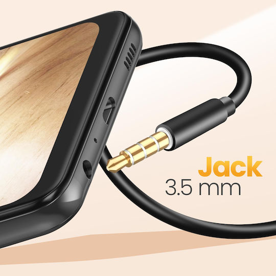 Inkax 3.5 Mm Wired Headphones Built-in Microphone Black