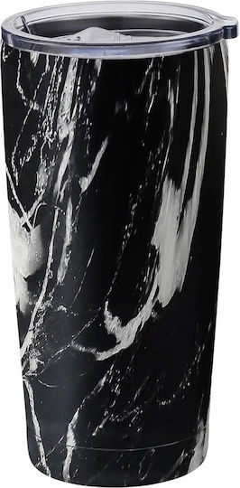 Sidirela Ποτήρι Θερμός 600ml Μάρμαρο