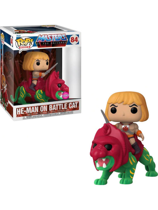 Funko Pop! Rides: Masters of the Universe - He-Man On Battlecat 84 Flocked Special Edition