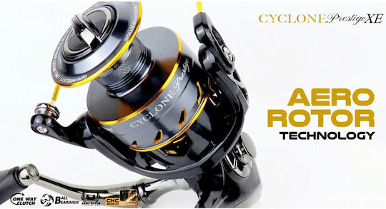 Pioneer Cyclone Prestige XE 2000 2000 Μηχανισμός Ψαρέματος για Light Rockfishing (LRF) / Spinning / Εγγλέζικο
