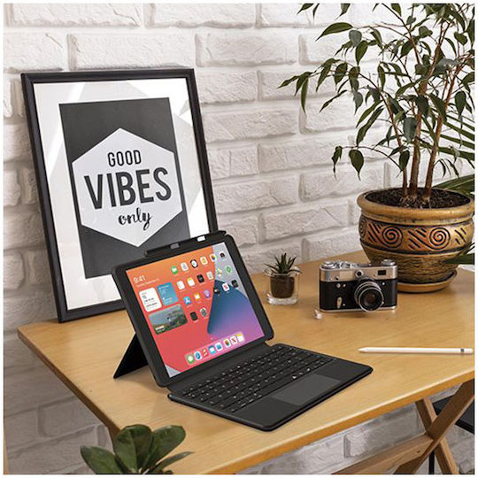 Mw Husă iPad 10,9” Folio Quick Note Bluetooth 3.0 Tastatură Qwerty Spaniolă Neagră
