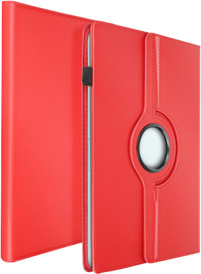 Avizar Universelle Tablet Hülle 13 Zoll 360° Drehbar Klappdeckel Rote