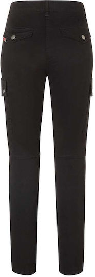 Pantaloni Chef Femeie Negri Sintetici Cargo Rock Chef Stage2
