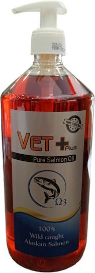 Vet Plus Pure Salmon Oil Λάδι Σολομού Σκύλου 500ml για Ενίσχυση Οργανισμού