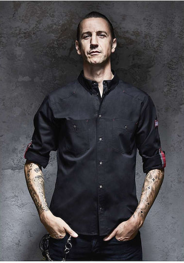 Rock Chef Coat Chef Black