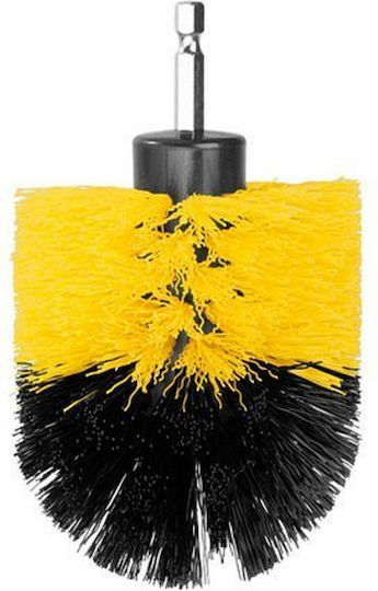 Set 4 Cleaning Brushes Adapter Cordless Drill Medium Stiffness Durable Material Perfectly Cleans Tiles Sinks Shower Cabins Toilets