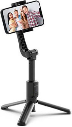Cygnett Go-create Selfie Pole Integrated Tripod Extendable Arm Black