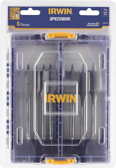 Irwin Drill Σετ 8 Διαμαντοτρύπανα με Εξάγωνο Στέλεχος για Ξύλο