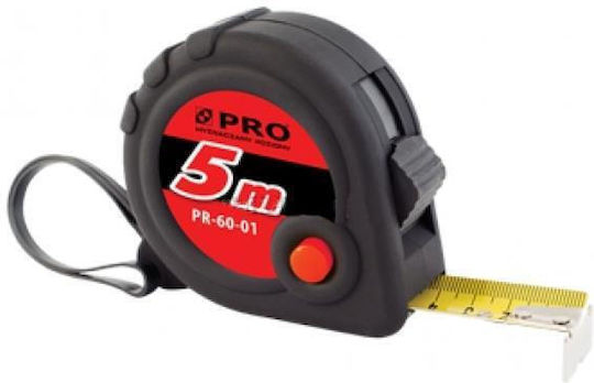 Profindustry Pro Tape Measure with Auto-Rewind 5m
