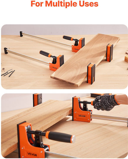 Vevor Bar Clamps Woodworking 2-Pack 76.2 Cm Parallel Clamp Set Even Pressure