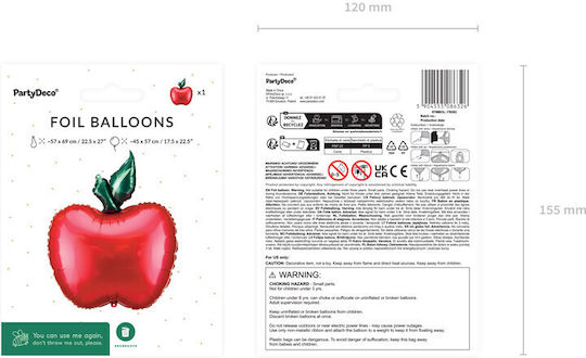 Balloon Foil Jumbo Red 69cm