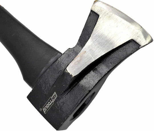 AWTools AW40205 Τσεκούρι Σχισίματος Μήκους 37cm και Βάρους 1kg με Ξύλινη Αντιολισθητική Λαβή