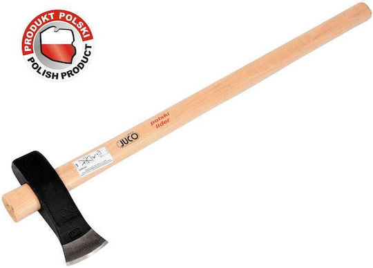 Juco 32926 Splitting Axe Length 90cm and Weight 4kg with Wooden Handle