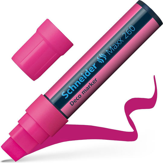 Schneider Chalk Marker 5+15 Mm Maxx 260 Fuchsia Schneider Fuchsia