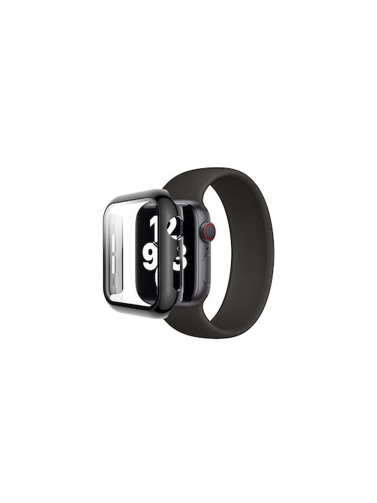 Eko Full Cover Căști Purtabile Watch 45mm Protector Ecran Sticlă Călită Transparent Negru