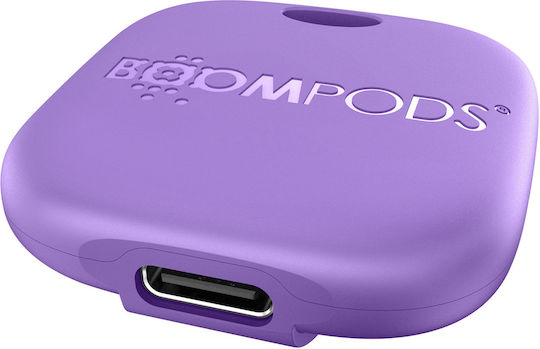 Boompods BOOMTAG Universal Презареждащ Се Лилав Съвместим С Apple Find My
