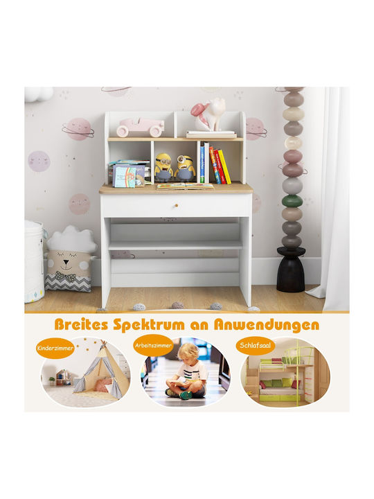 Παιδικό Γραφείο Λευκό 80x48x102cm Παιδικό Γραφείο Λευκό 80x48x102cm